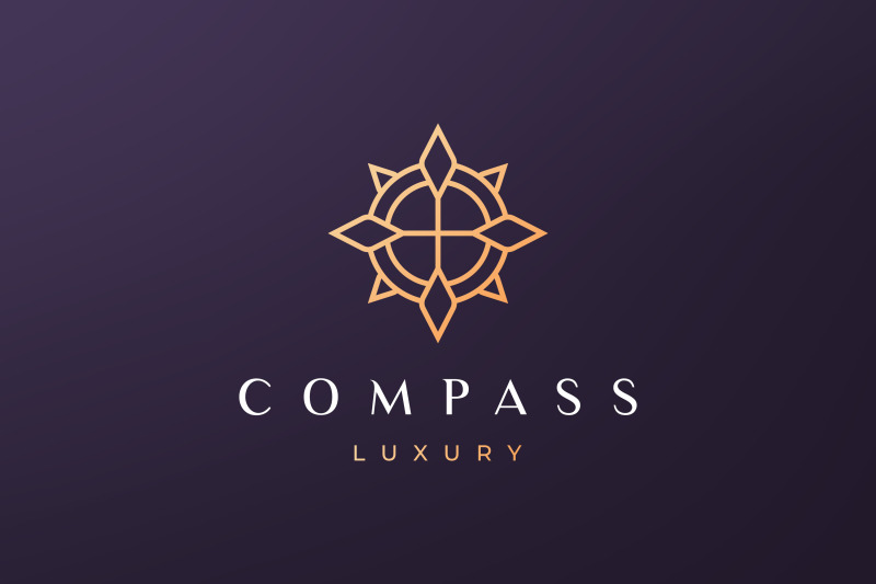 compass-logo-with-luxury-style