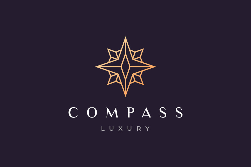 compass-logo-with-luxury-style