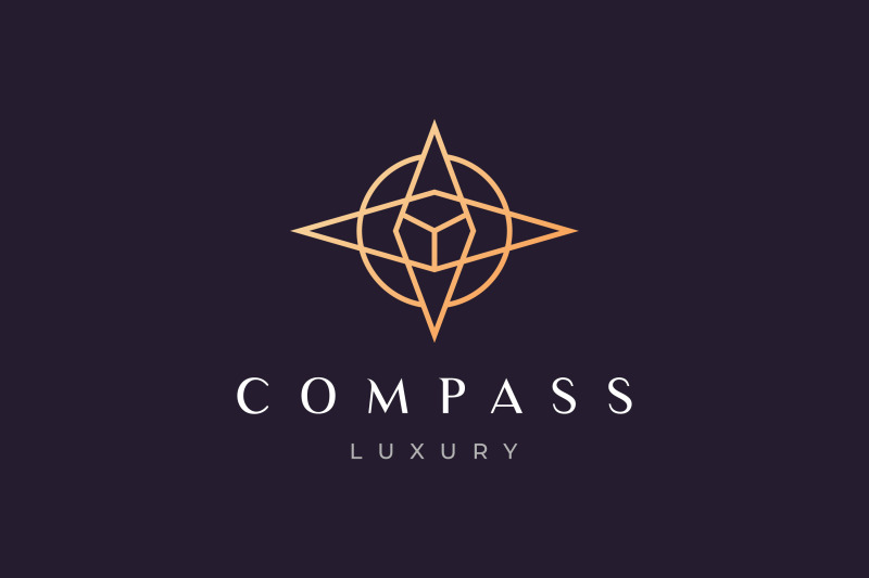 compass-logo-with-luxury-style