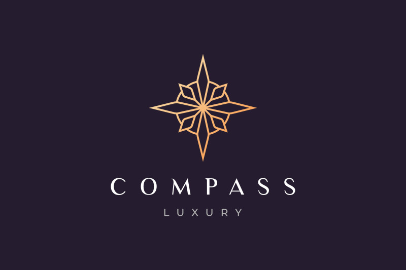 compass-logo-with-luxury-style