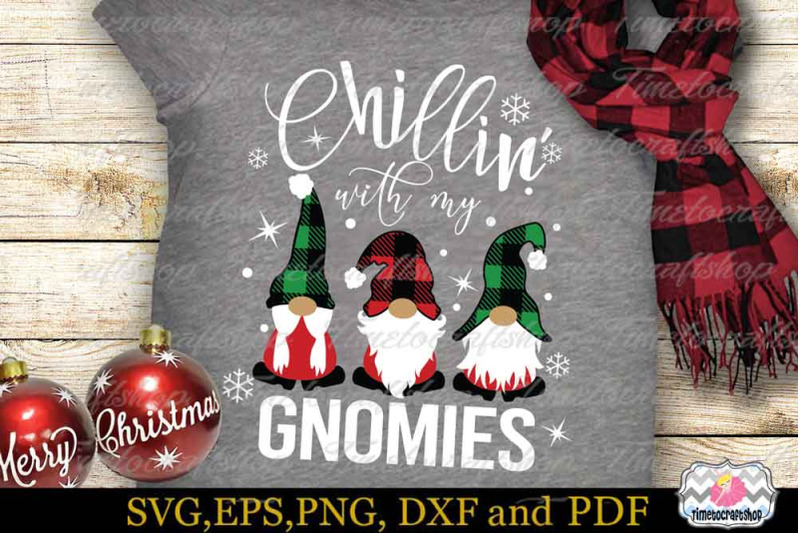 chillin-039-with-my-gnomies-svg-christmas-gnome-svg-buffalo-plaid-hat
