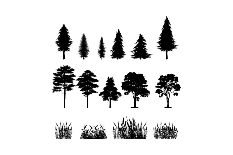 tree-and-grass-silhouette