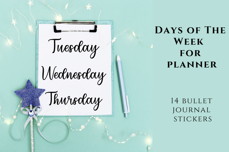 days-of-week-stickers-for-planners-bullet-journals-planners