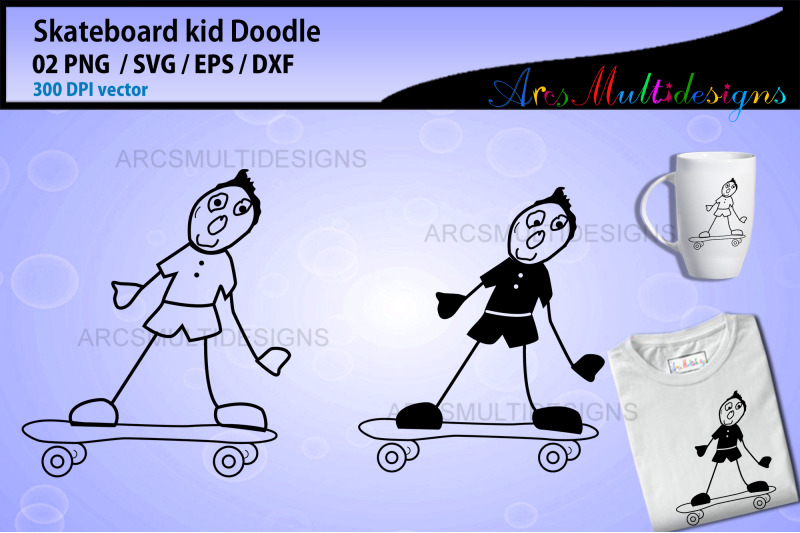 skateboard-doodle-silhouette