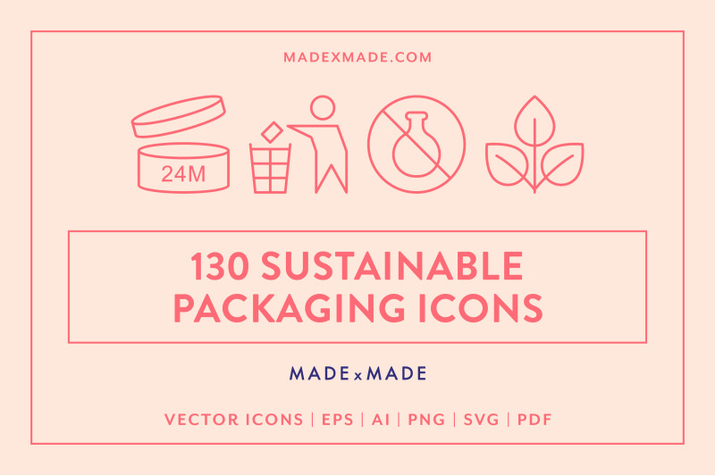 line-icons-sustainable-packaging