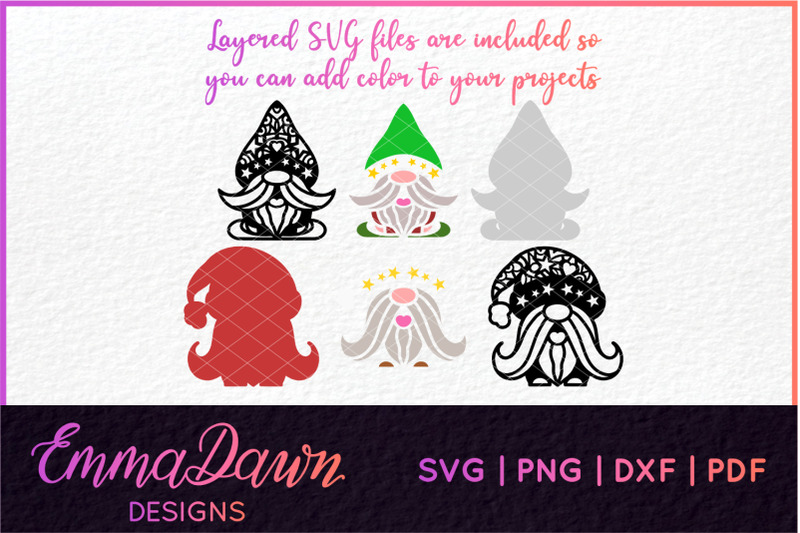 Download THE HAPPY HOLIDAY GNOME BUNDLE SVG 13 DESIGNS By Emma Dawn ...