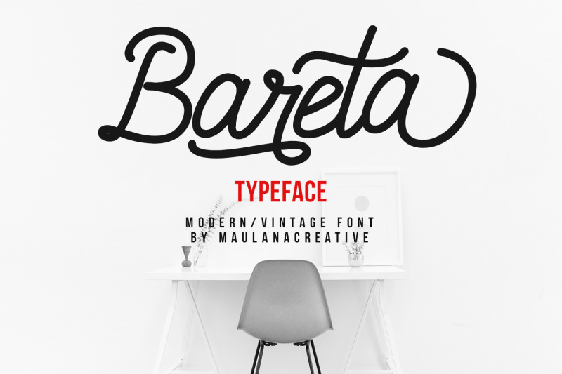 bareta-vintage-modern-font
