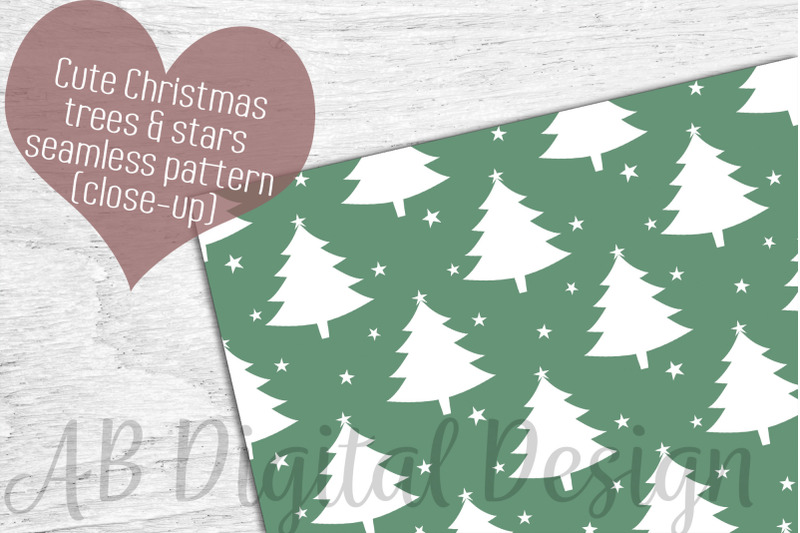 christmas-trees-digital-paper-backgrounds-christmas-scrapbook