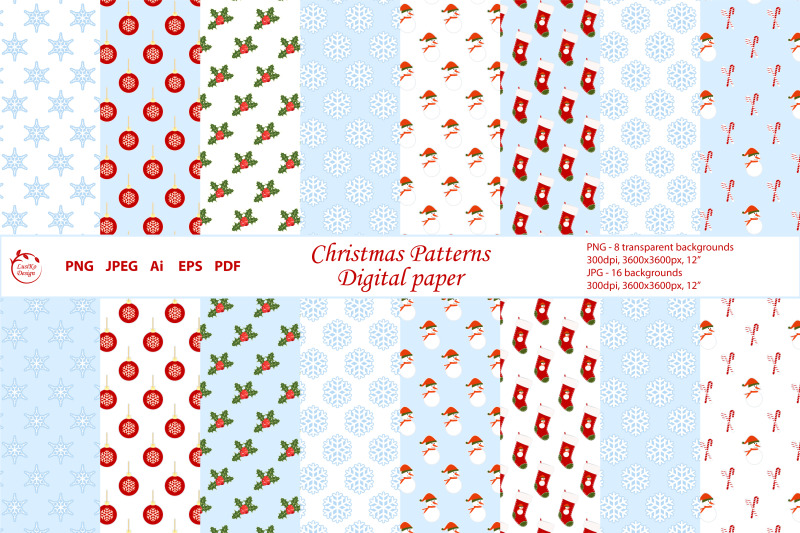 christmas-seamless-patterns-digital-paper-background