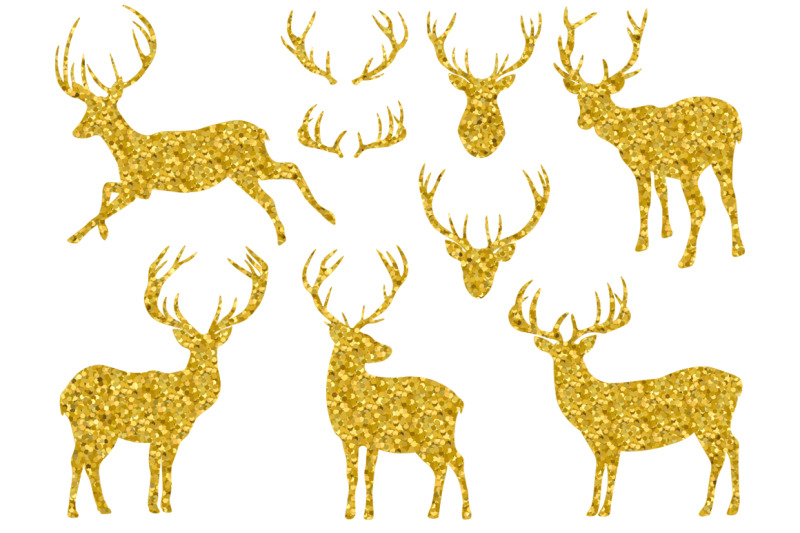 reindeer-golden-silhouettes-vector-reindeer-silhouettes-svg