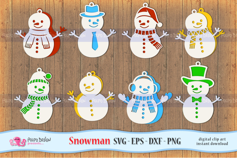 snowman-svg-eps-dxf-and-png-winter-hanging-decor