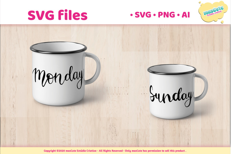 day-of-the-week-svg-hand-lettered-pack