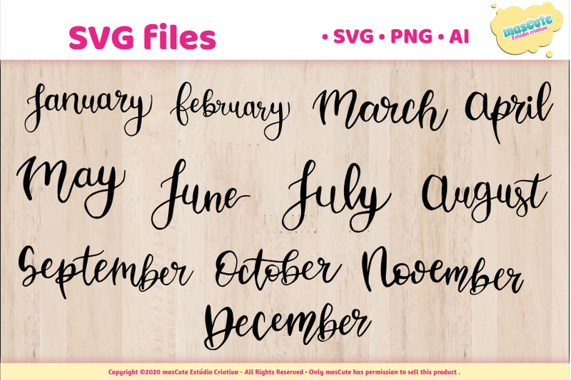 months-of-the-year-svg-hand-lettered-pack