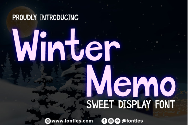 winter-memo-display-font