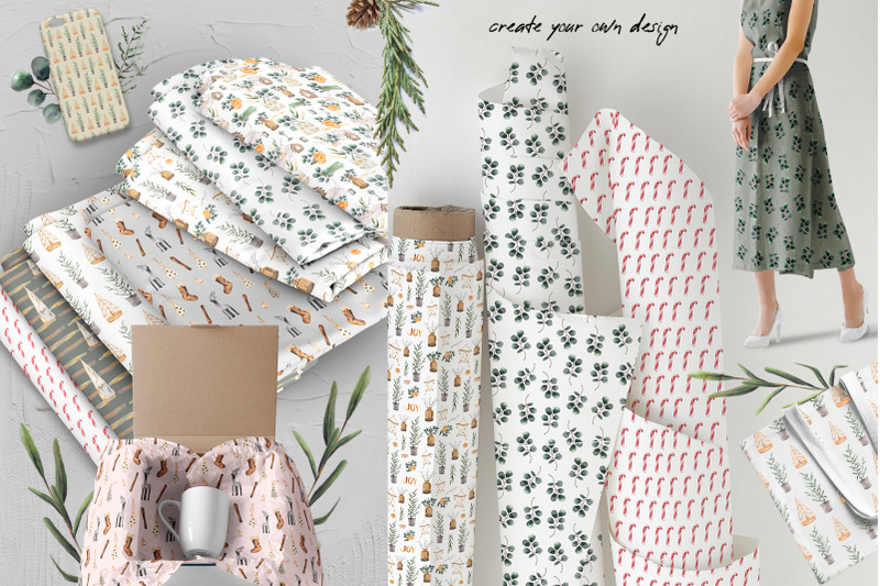 cozy-christmas-watercolor-decor-set-patterns-and-cards