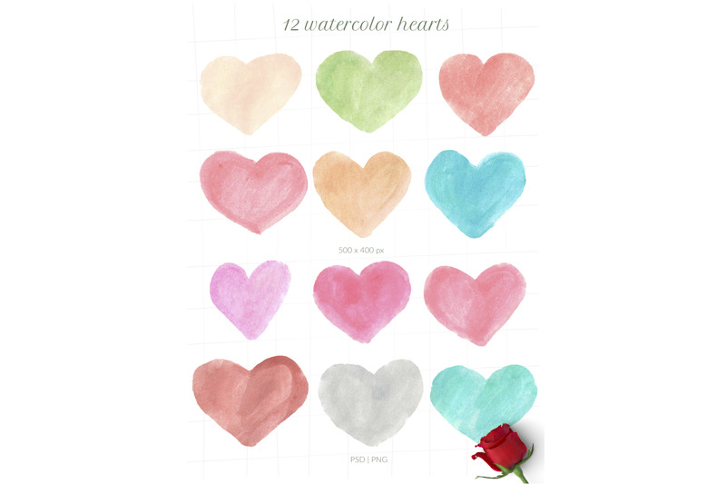 valentines-watercolor-hearts-amp-flowers