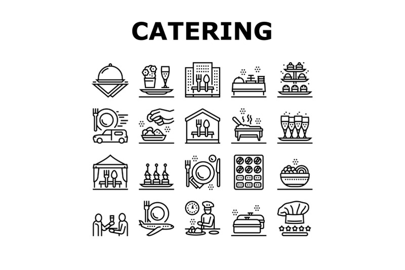 catering-food-service-collection-icons-set-vector