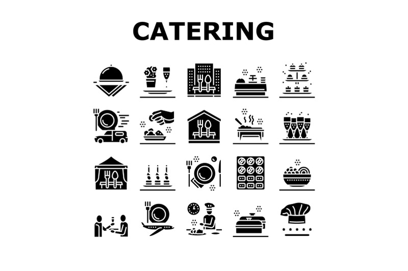 catering-food-service-collection-icons-set-vector