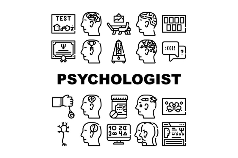 psychologist-doctor-collection-icons-set-vector