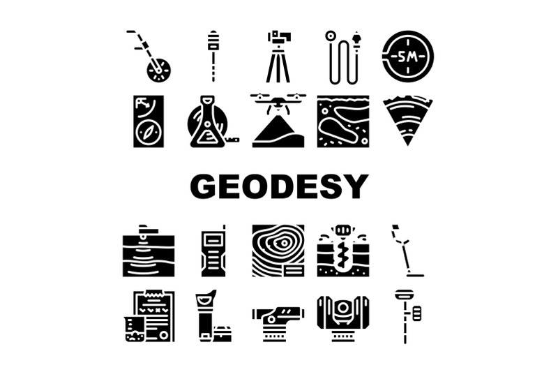 geodesy-equipment-collection-icons-set-vector-illustration