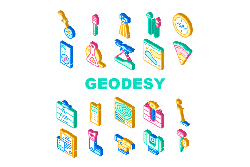 geodesy-equipment-collection-icons-set-vector-illustration