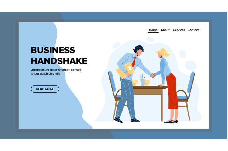 business-handshake-man-and-woman-partners-vector