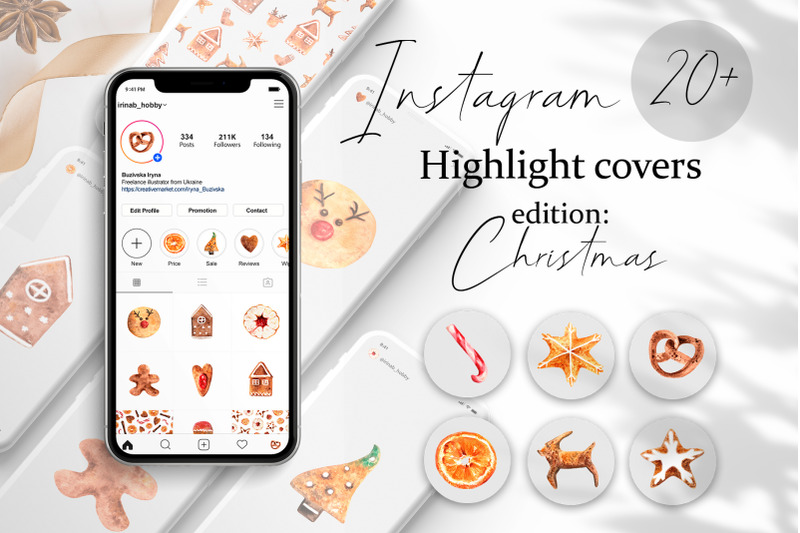 christmas-instagram-highlight-covers-ginger-cookies-festive-template