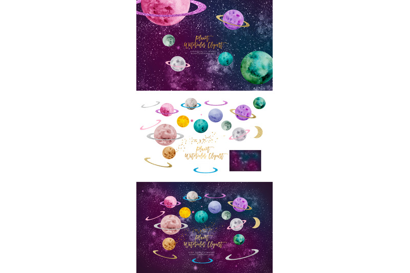 watercolor-solar-system-clipart-planets-watercolor-clipart