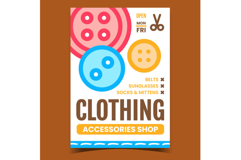 clothing-accessories-shop-promotion-banner-vector