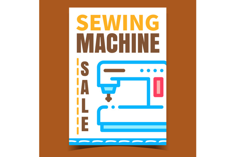 sewing-machine-sale-creative-promo-poster-vector
