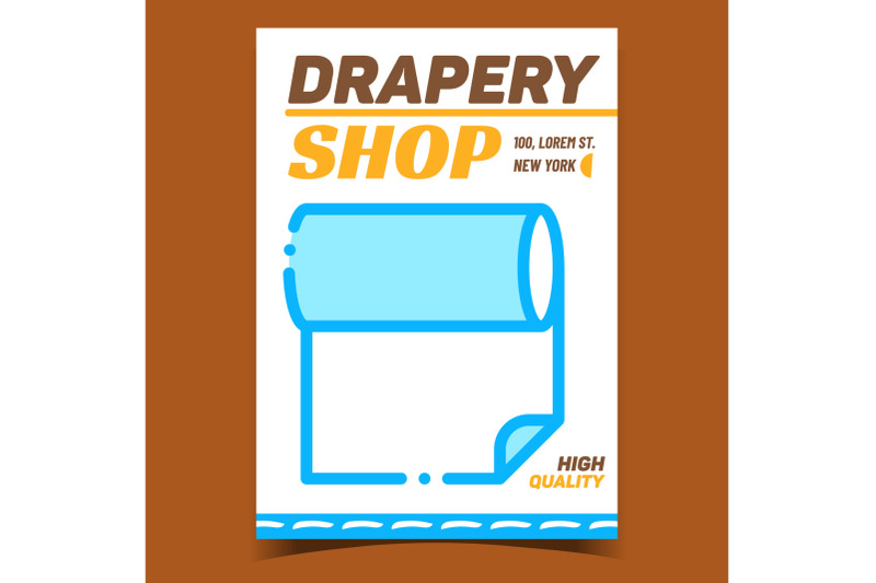 drapery-shop-creative-promotion-poster-vector