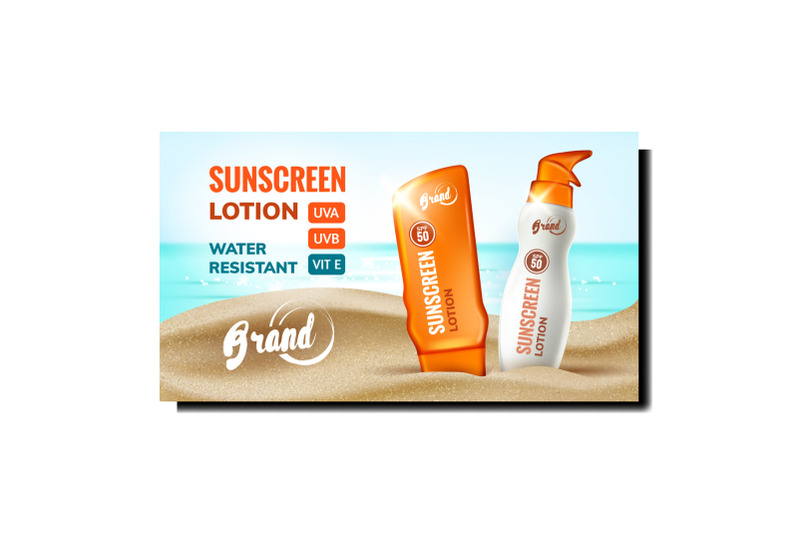 sunscreen-lotion-creative-promotion-poster-vector
