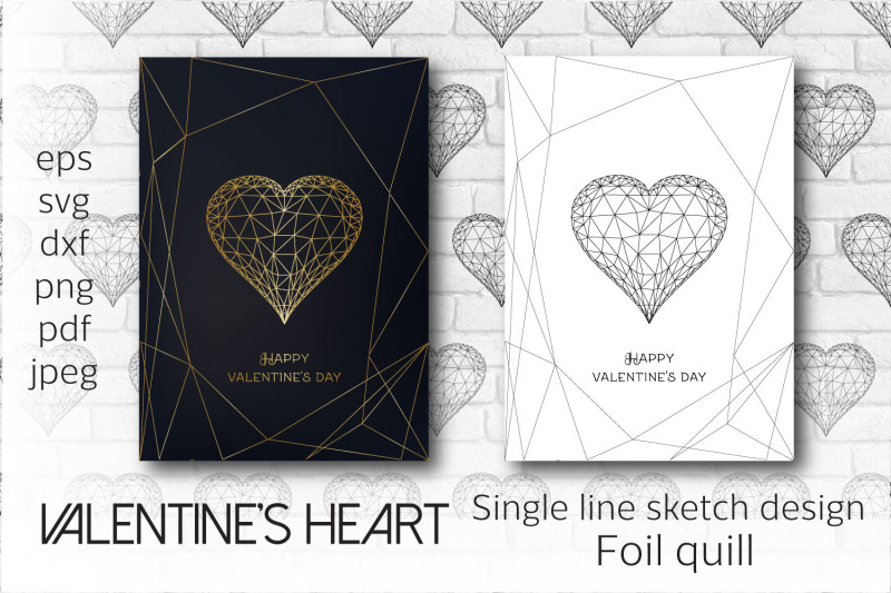 foil-quill-valentines-heart-single-line-sketch-design