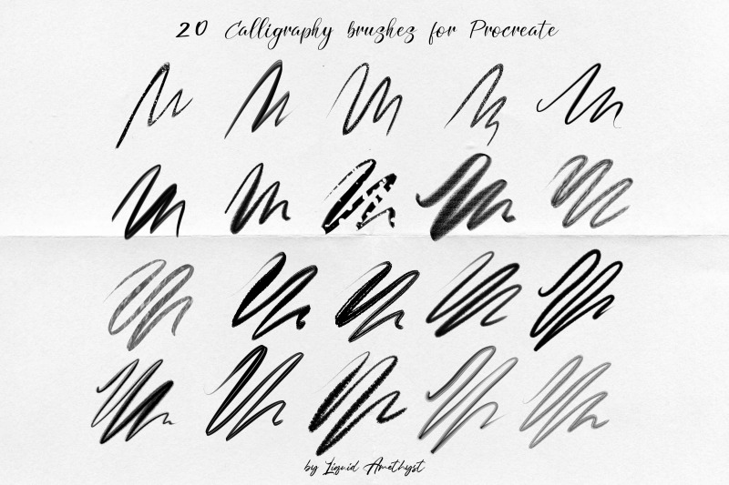 texture-calligraphy-procreate-set