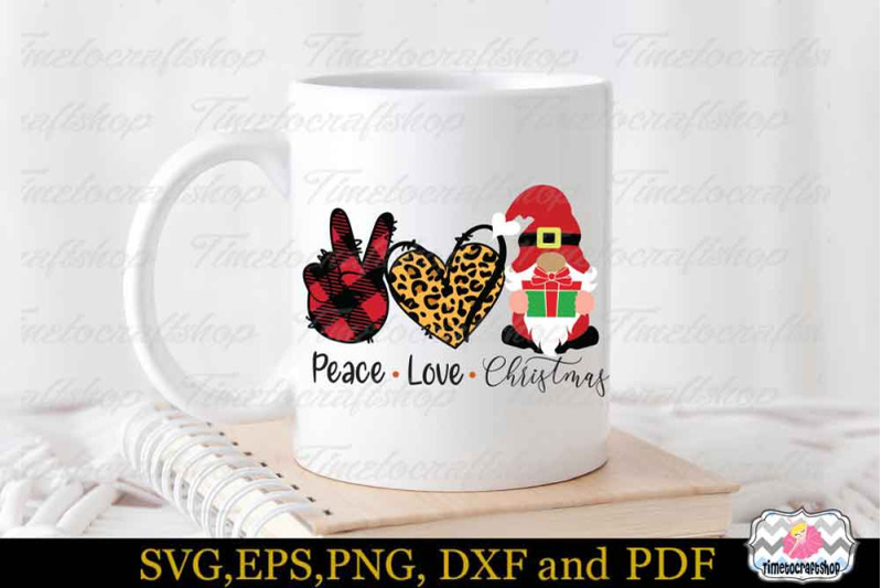 peace-love-christmas-svg-christmas-gnome-svg-buffalo-plaid-love-svg