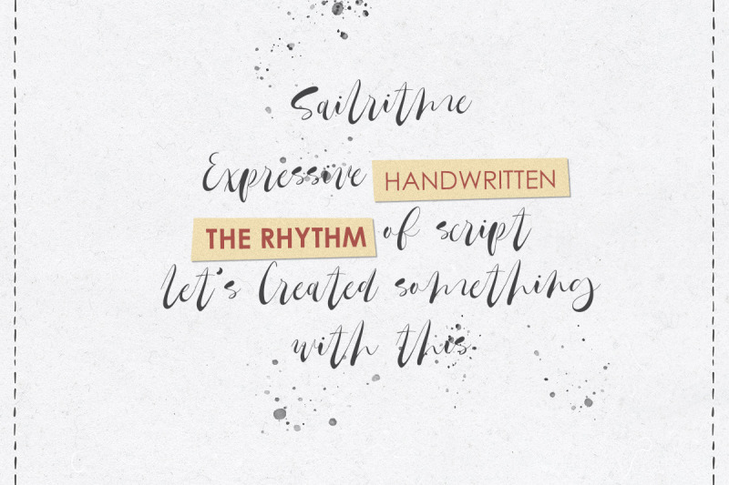 sailritme-handwritten-script