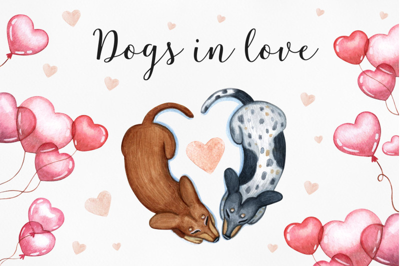 dachshunds-love-watercolor-love-illustrations-14-februry