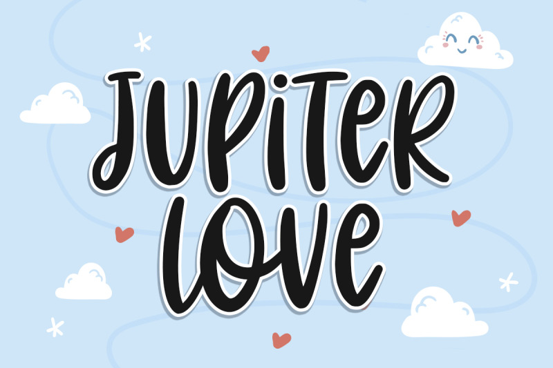 jupiter-love-cute-font
