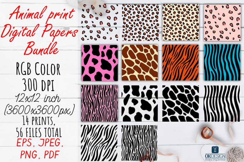 animal-digital-papers-bundle-black-and-color-animal-prints