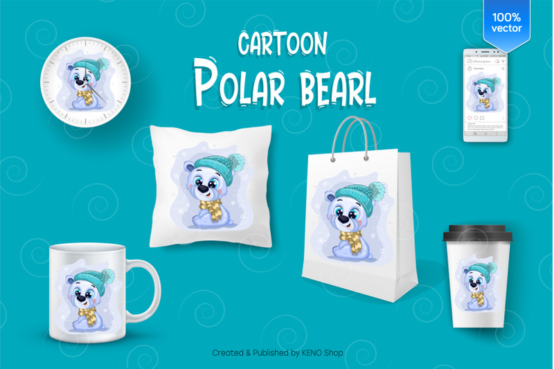 cartoon-polar-bear