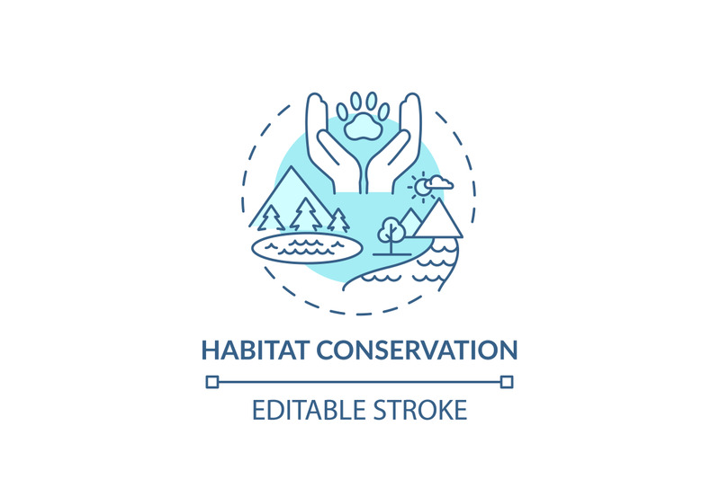 habitat-conservation-turquoise-concept-icon