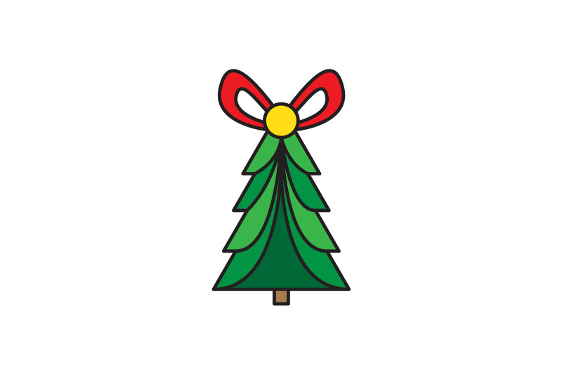 ribbon-tree-christmas-icon