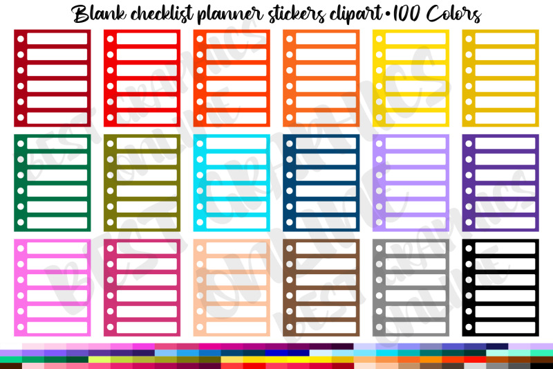 blank-checklist-full-box-planner-sticker-clipart-set