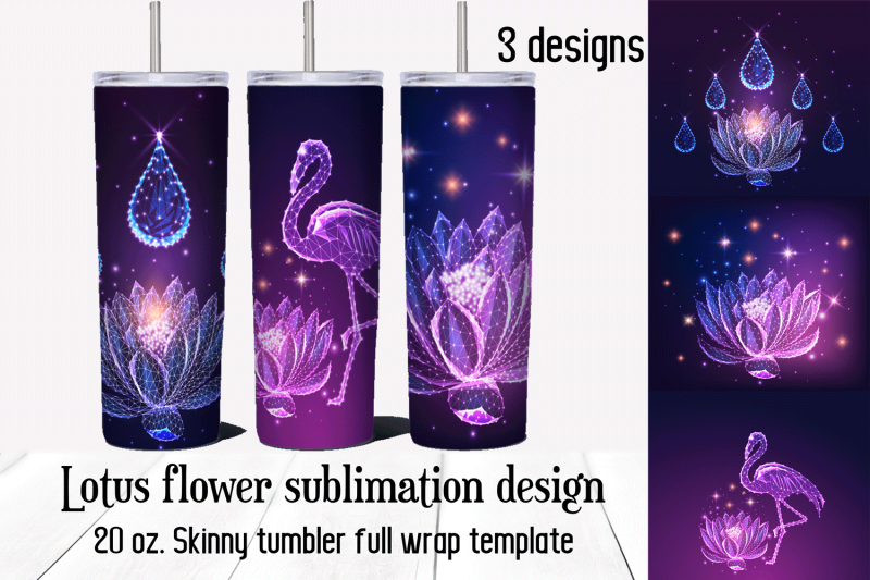 lotus-flower-tumbler-sublimation