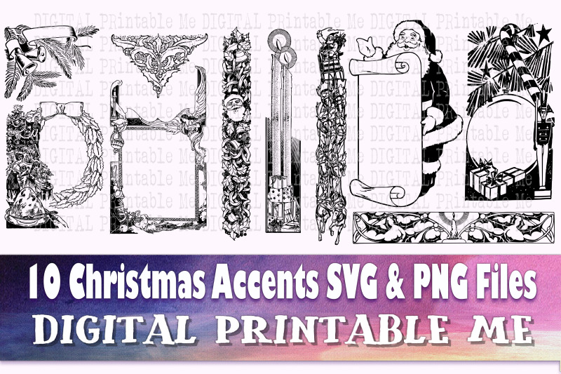 christmas-frames-svg-bundle-accent-flourish-png-clip-art-pack-10