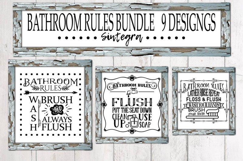 bathroom-rules-quotes-bundle-svg-file