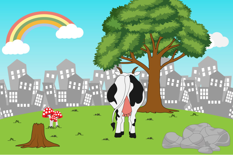 cow-in-the-town