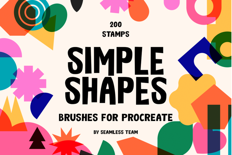 200-simple-shapes-procreate-brushes