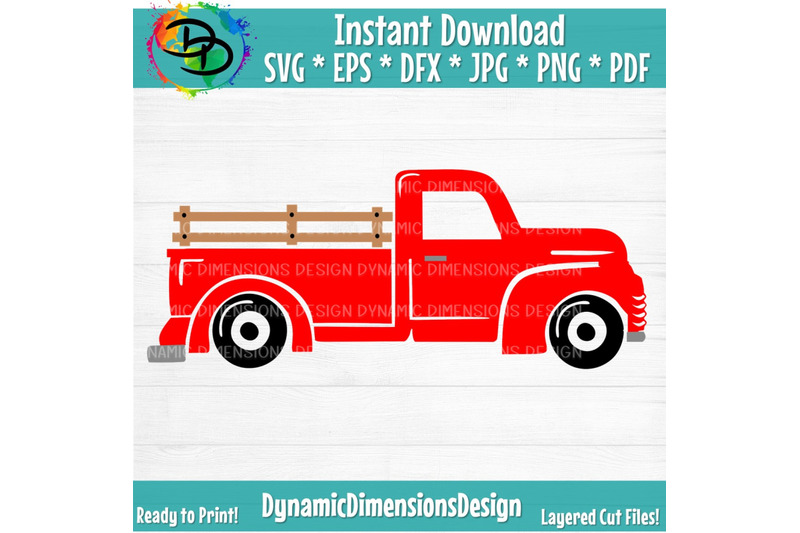 buffalo-plaid-truck-svg-plaid-vintage-truck-svg-farm-truck-svg-red