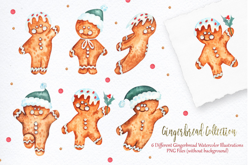 watercolor-gingerbread-collection
